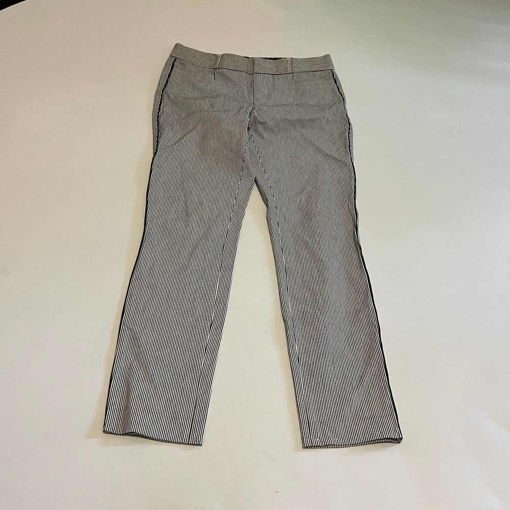 Banana Republic Sloan Fit white Striped Pants 2